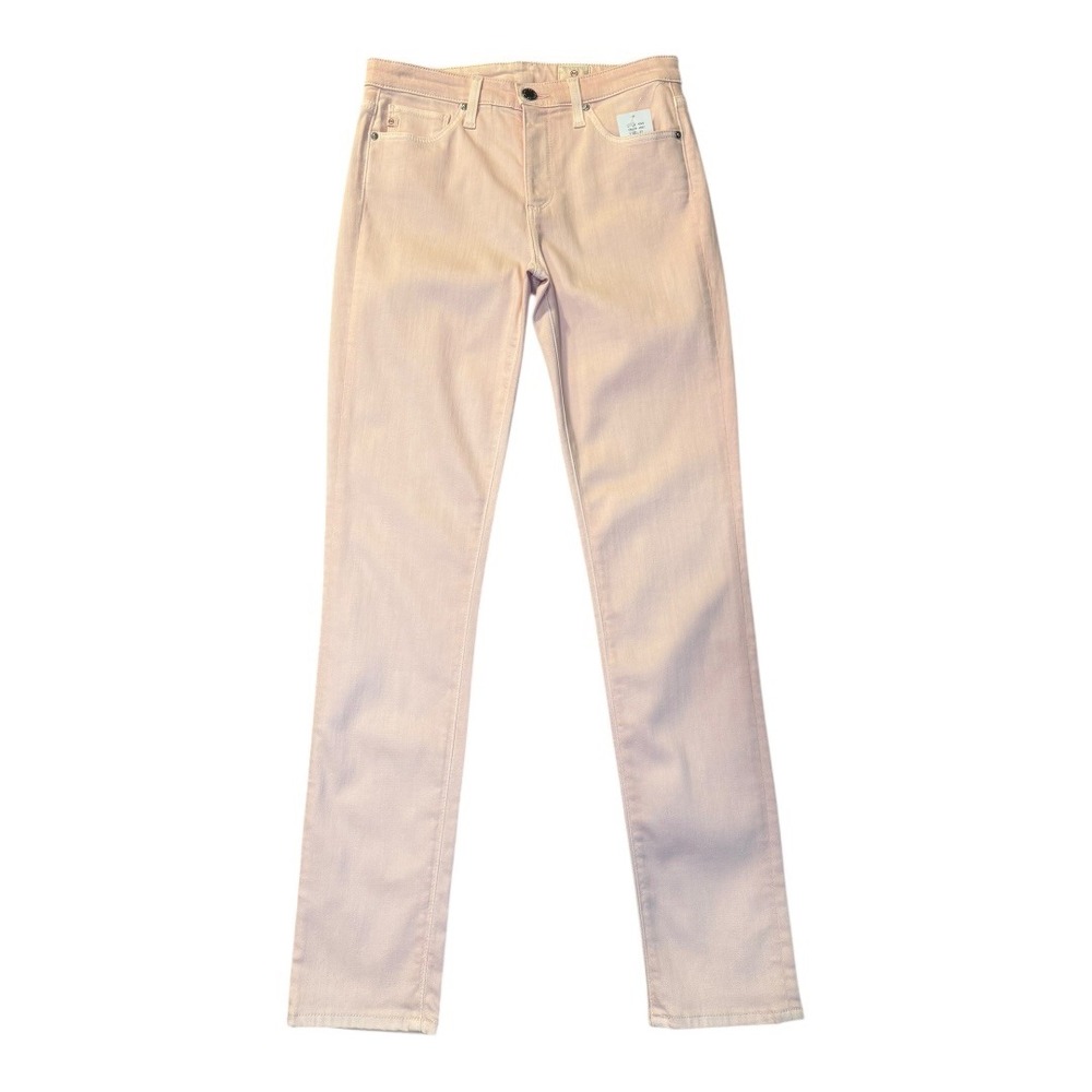 Ag Adriano Goldschmied Slim Skinny Jeans in Pale Pink
